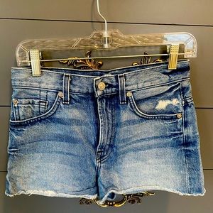 Jean shorts, high waisted, seven denim